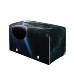 Planet And Space Print Leather Tissue Box Cover