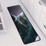Planet And Space Print Long Kitchen Mat