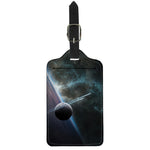 Planet And Space Print Luggage Tag