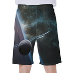 Planet And Space Print Men's Beach Shorts