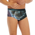 Planet And Space Print Men's Briefs