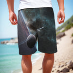 Planet And Space Print Men's Cargo Shorts
