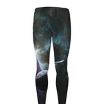 Planet And Space Print Men's leggings