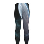 Planet And Space Print Men's leggings