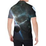 Planet And Space Print Men's Shirt