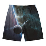 Planet And Space Print Men's Swim Trunks