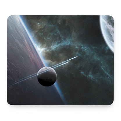 Planet And Space Print Mouse Pad