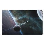 Planet And Space Print Polyester Doormat