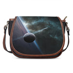Planet And Space Print Saddle Bag
