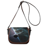 Planet And Space Print Saddle Bag