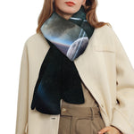 Planet And Space Print Scarf