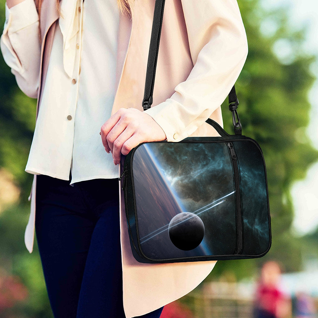 Planet And Space Print Shoulder Strap Bible Bag