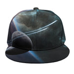 Planet And Space Print Snapback Cap