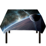 Planet And Space Print Tablecloth