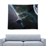 Planet And Space Print Tapestry
