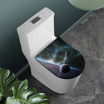 Planet And Space Print Toilet Lid Cover