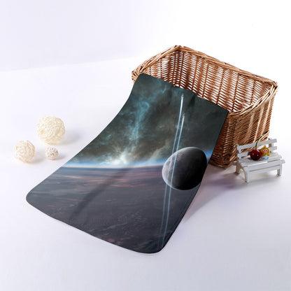 Planet And Space Print Towel