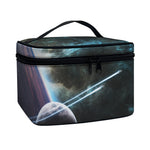 Planet And Space Print Travel Makeup Bag