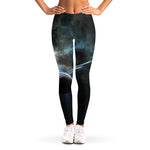 Planet And Space Print Women's Leggings