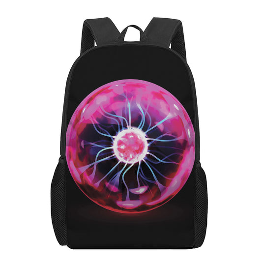 Plasma Ball Print 17 Inch Backpack