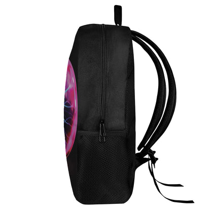 Plasma Ball Print 17 Inch Backpack