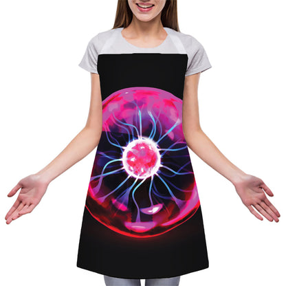 Plasma Ball Print Adjustable Apron