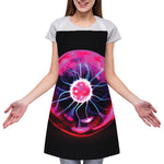 Plasma Ball Print Adjustable Apron