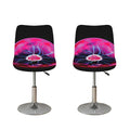 Plasma Ball Print Bar Stool Covers