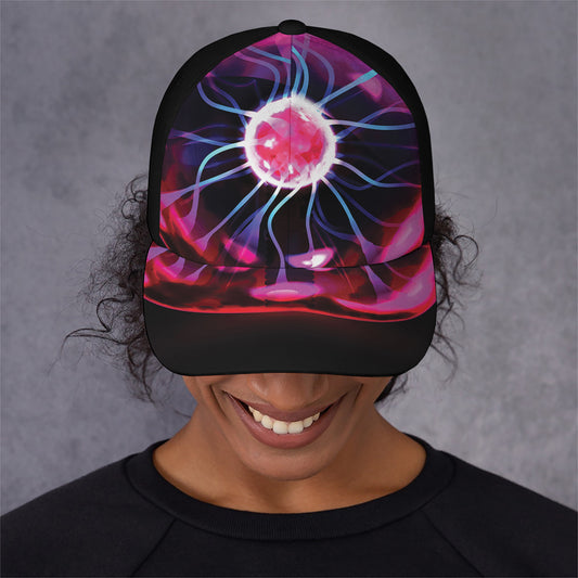 Plasma Ball Print Baseball Cap