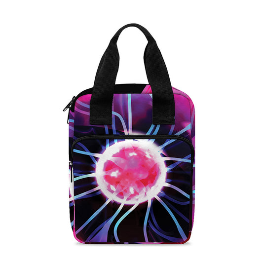 Plasma Ball Print Bible Tote Bag