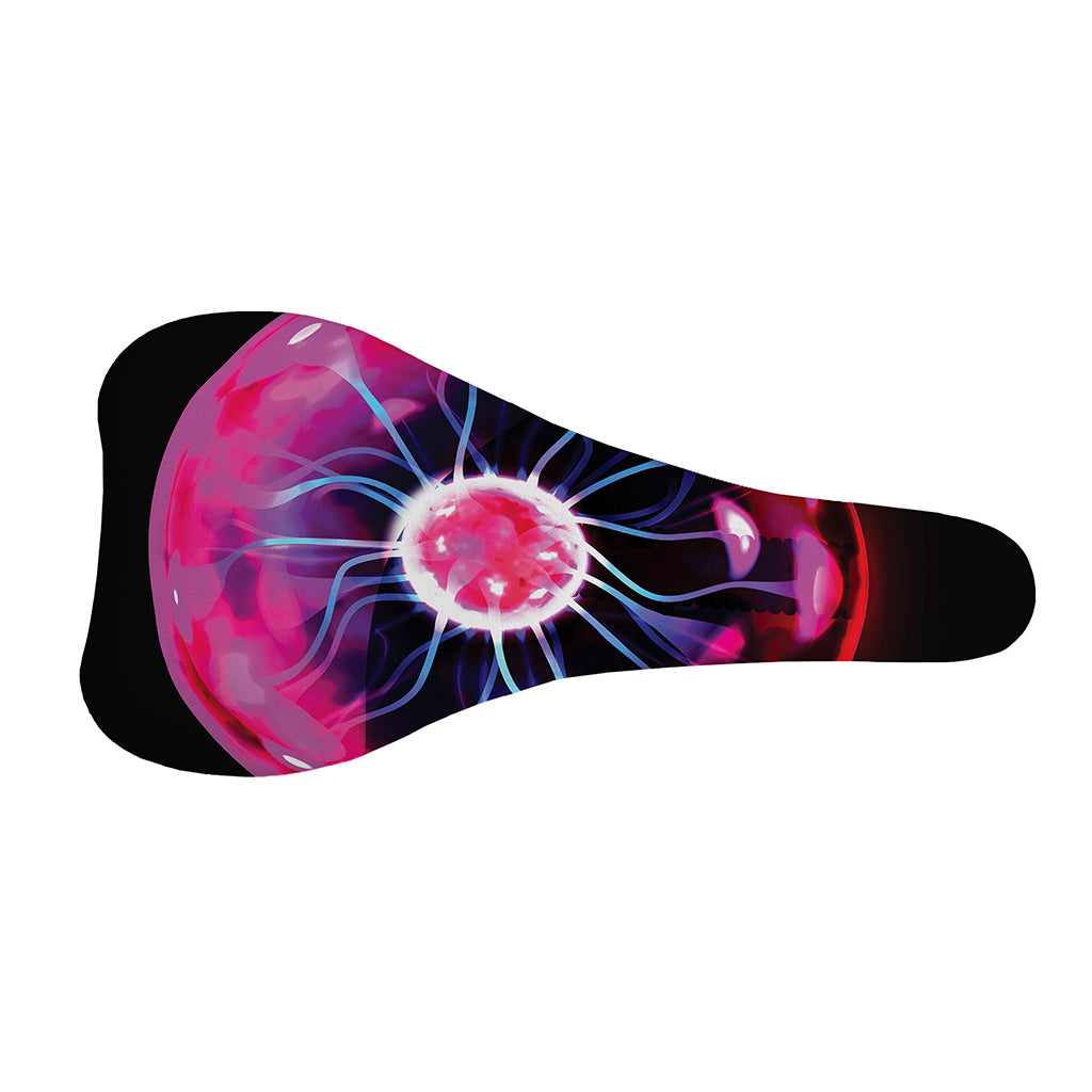 Plasma Ball Print Bicycle Seat Cover