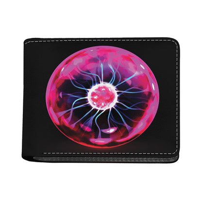 Plasma Ball Print Bifold Wallet