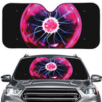 Plasma Ball Print Car Windshield Sun Shade