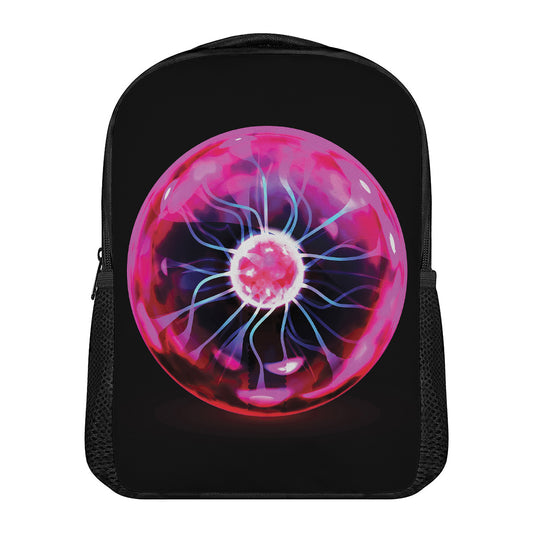 Plasma Ball Print Casual Backpack