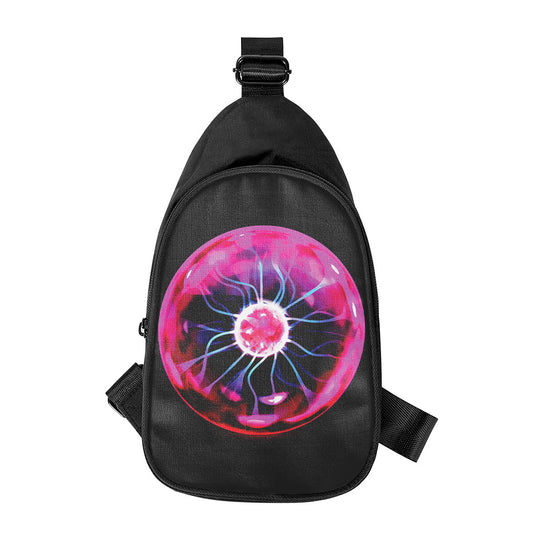 Plasma Ball Print Chest Bag