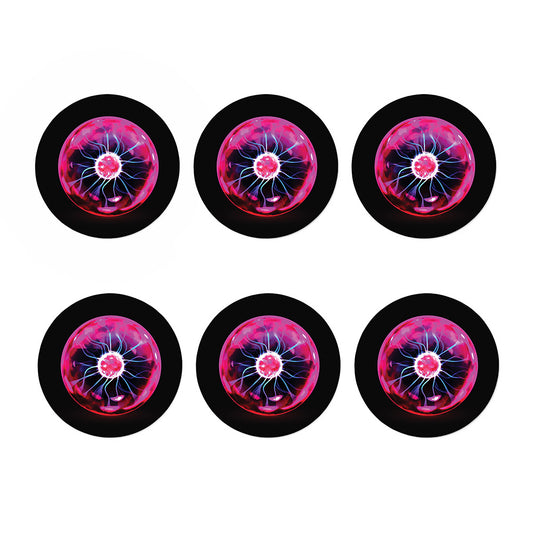 Plasma Ball Print Coaster Set