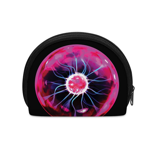 Plasma Ball Print Coin Purse