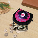 Plasma Ball Print Coin Purse