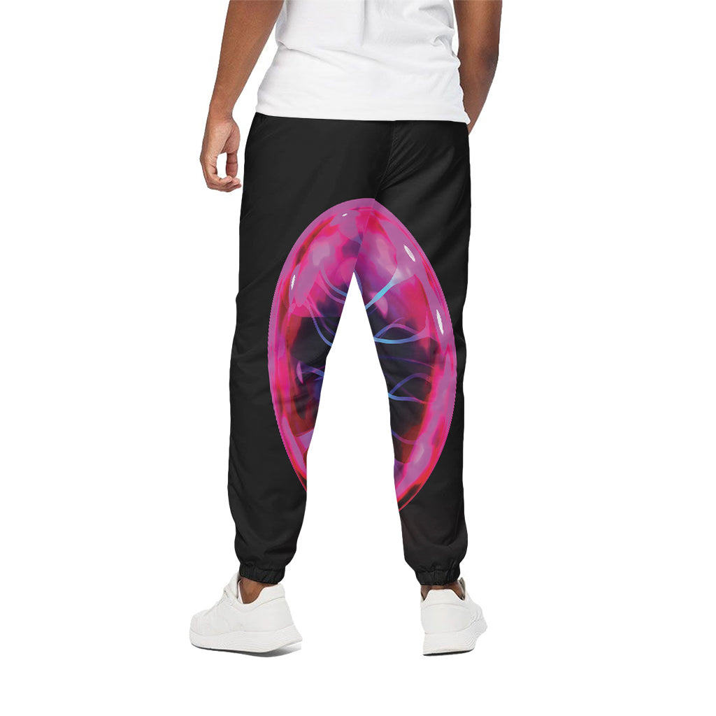 Plasma Ball Print Cotton Pants