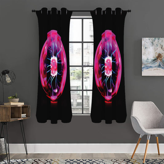 Plasma Ball Print Curtain