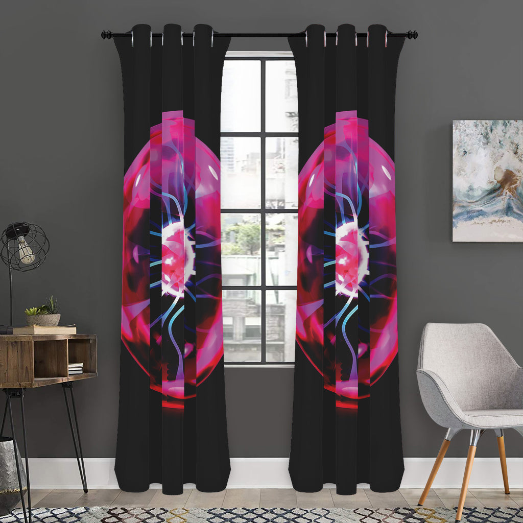 Plasma Ball Print Curtain