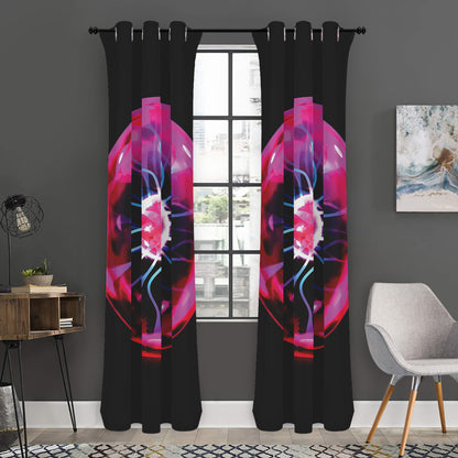 Plasma Ball Print Curtain