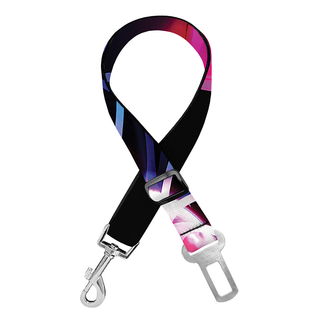 Plasma Ball Print Dog Seat Belt