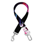 Plasma Ball Print Dog Seat Belt