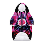 Plasma Ball Print Dog Zip Up Hoodie