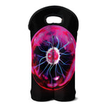 Plasma Ball Print Double Neoprene Wine Tote