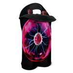 Plasma Ball Print Double Neoprene Wine Tote
