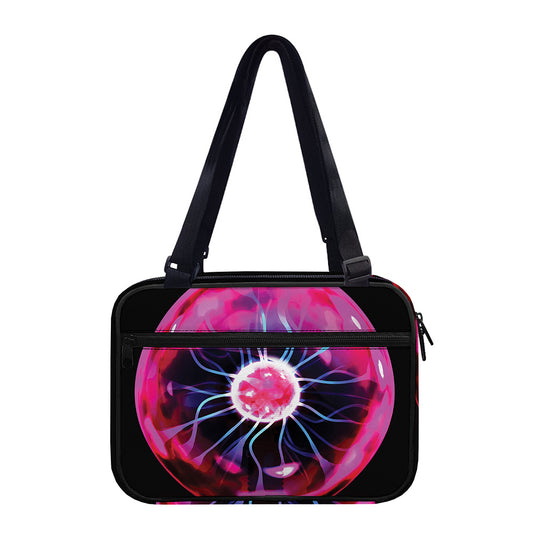 Plasma Ball Print Double Strap Bible Bag