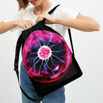 Plasma Ball Print Drawstring Backpack