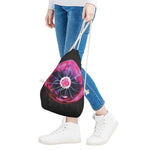 Plasma Ball Print Drawstring Bag
